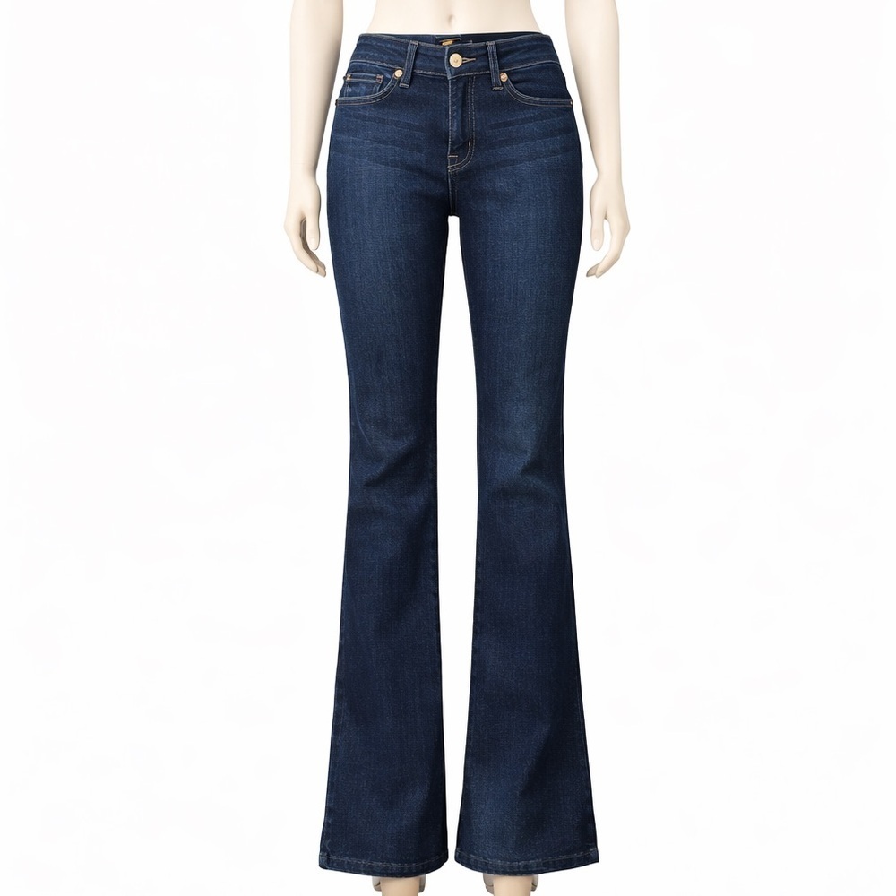 7 For All Mankind Dark Blue Kimmie bootcut Jeans Sz 28